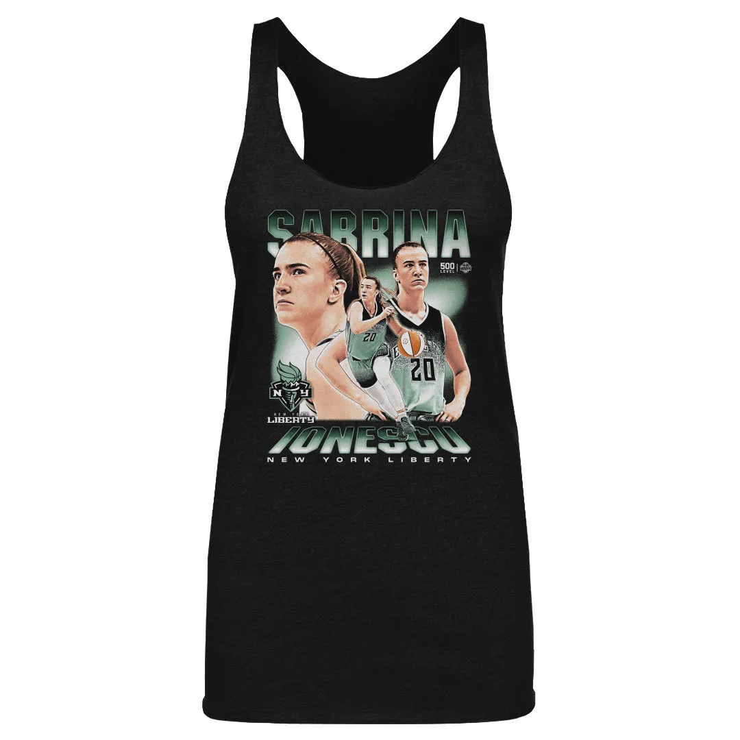 Sabrina Ionescu New York Liberty Vintage WHT sold by 500 Level