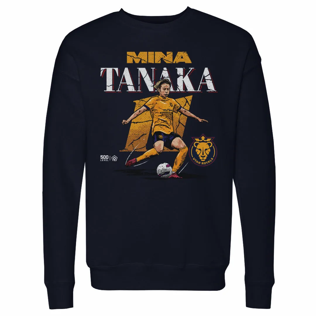 Mina Tanaka Utah Royals Cracked Number WHT sold by 500 Level product image thumbnail 2