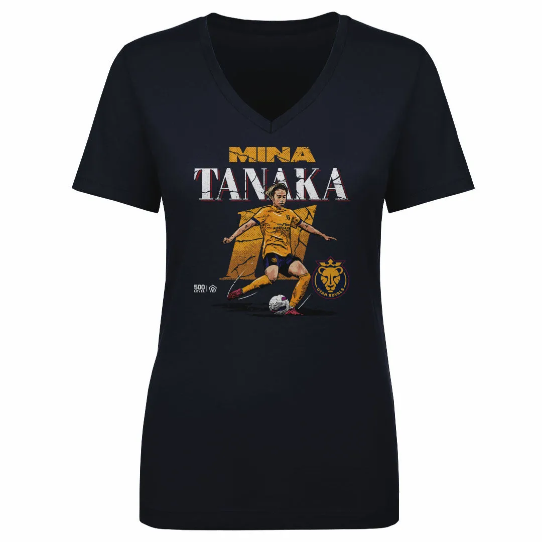 Mina Tanaka Utah Royals Cracked Number WHT sold by 500 Level