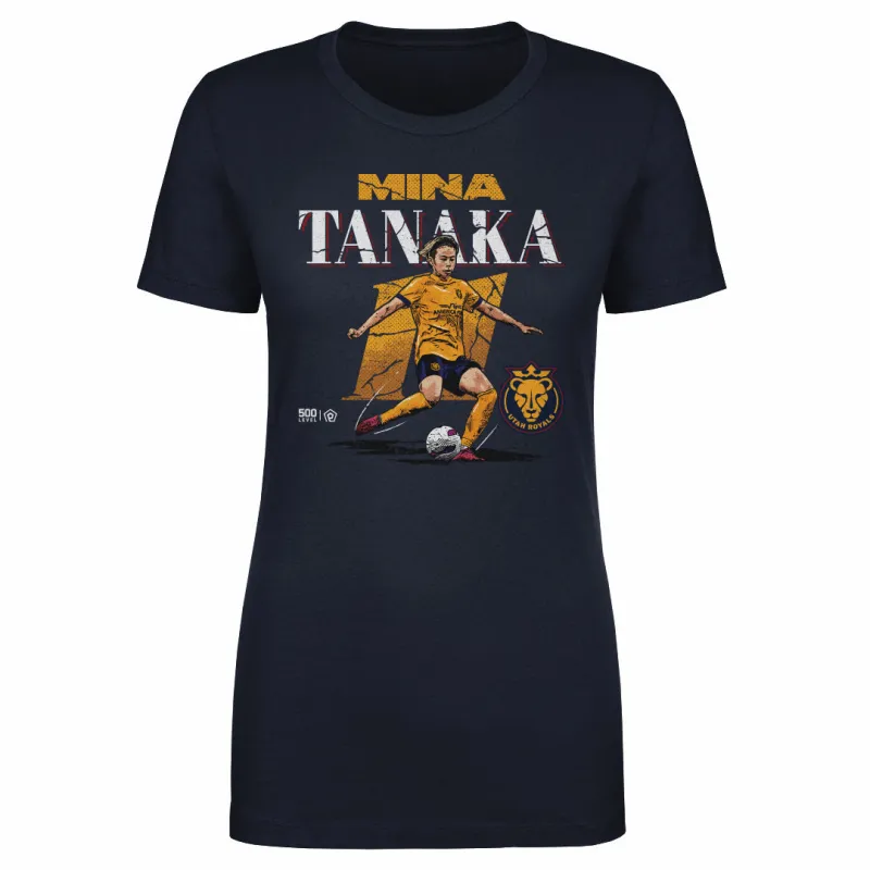 Mina Tanaka Utah Royals Cracked Number WHT sold by 500 Level