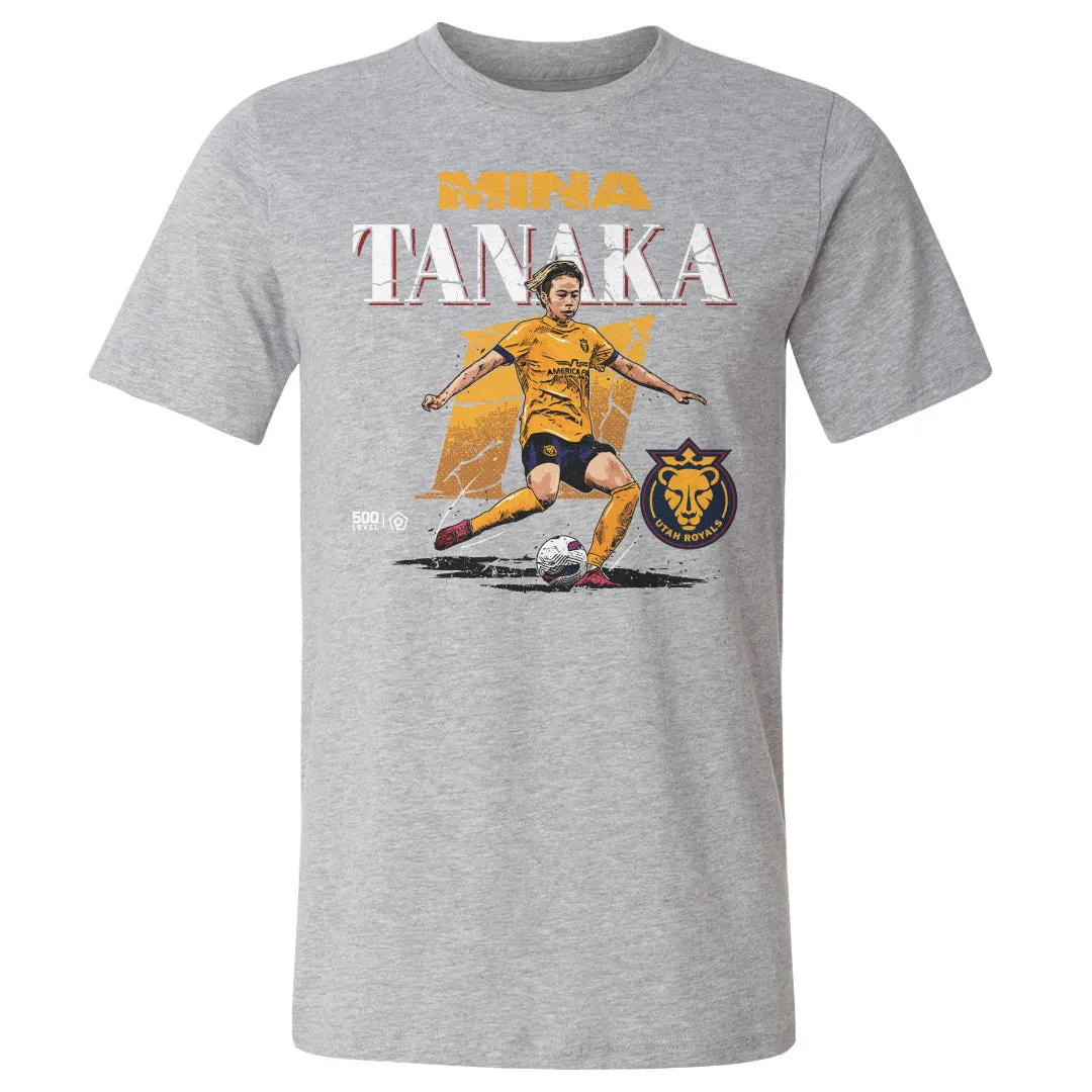 Mina Tanaka Utah Royals Cracked Number WHT sold by 500 Level product image thumbnail 2