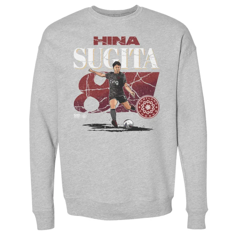 Hina Sugita Portland Thorns FC Cracked Number WHT sold by 500 Level