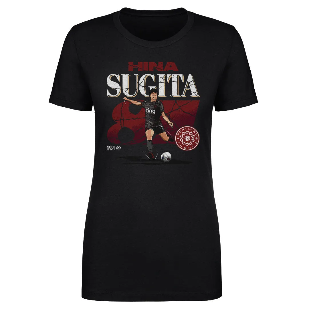 Hina Sugita Portland Thorns FC Cracked Number WHT sold by 500 Level product image thumbnail 2