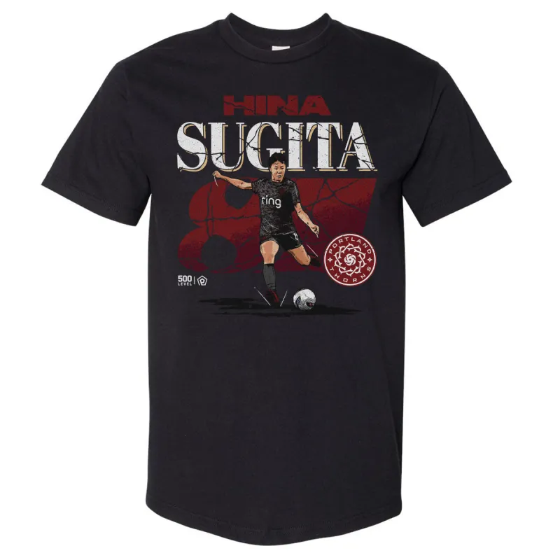 Hina Sugita Portland Thorns FC Cracked Number WHT sold by 500 Level