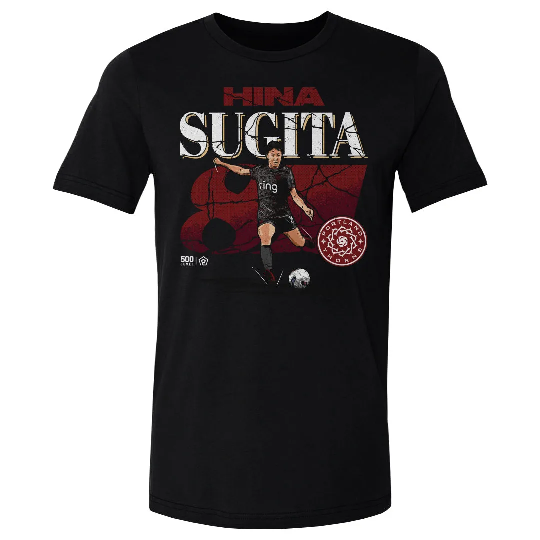 Hina Sugita Portland Thorns FC Cracked Number WHT sold by 500 Level product image thumbnail 2