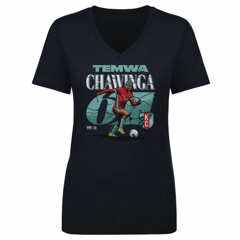 Temwa Chawinga Kansas City Current Cracked Number WHT sold by 500 Level