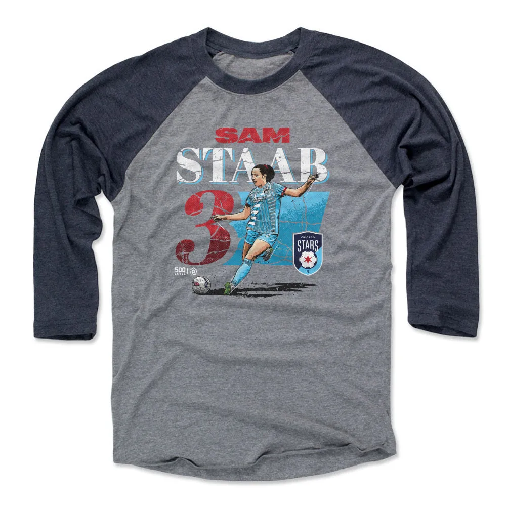Sam Staab Chicago Stars FC Cracked Number WHT sold by 500 Level