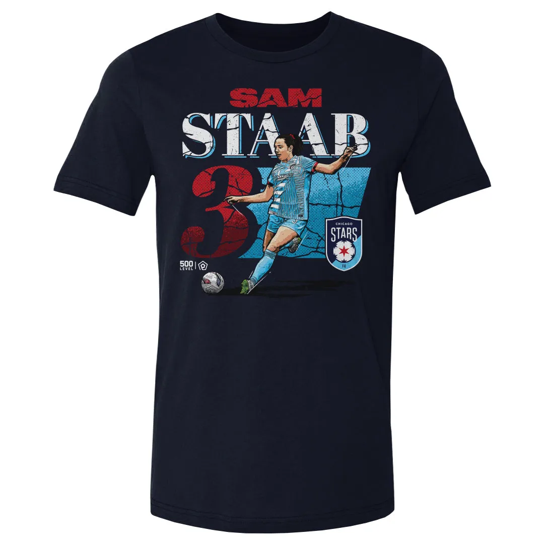 Sam Staab Chicago Stars FC Cracked Number WHT sold by 500 Level product image thumbnail 2