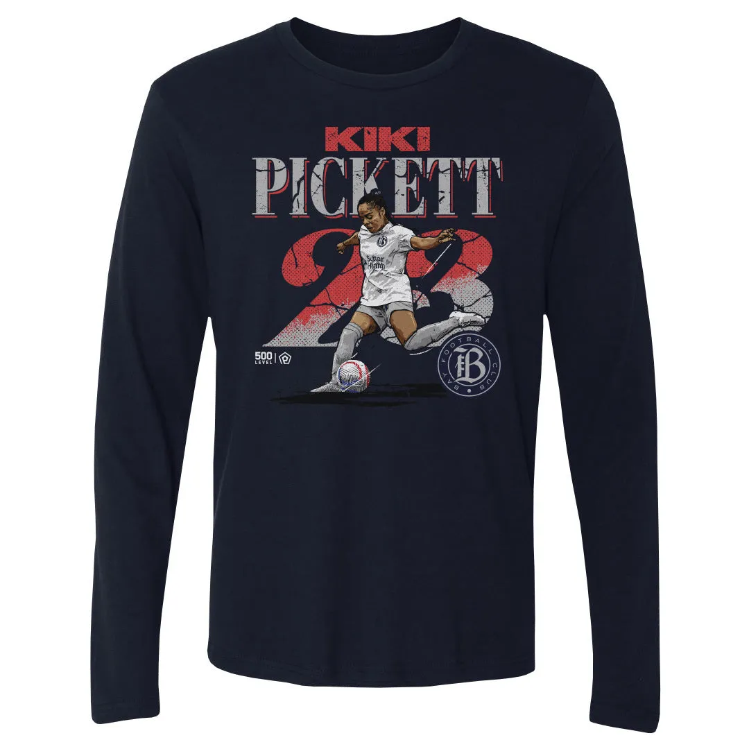 Kiki Pickett Bay FC Cracked Number WHT sold by 500 Level