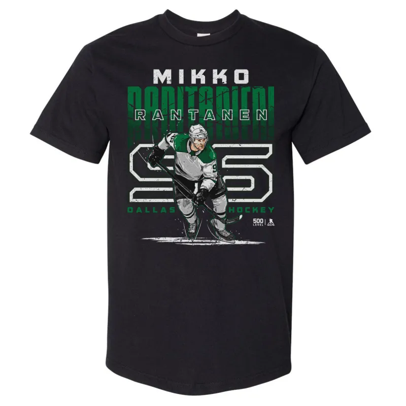 Mikko Rantanen Dallas Cracked Name WHT made by 500 Level