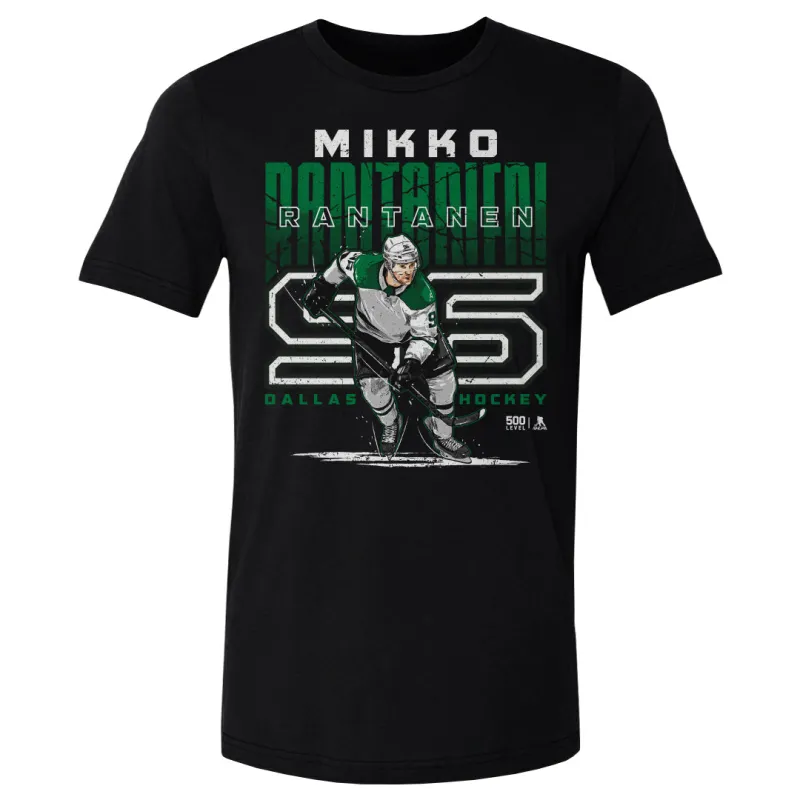 Mikko Rantanen Dallas Cracked Name WHT sold by 500 Level