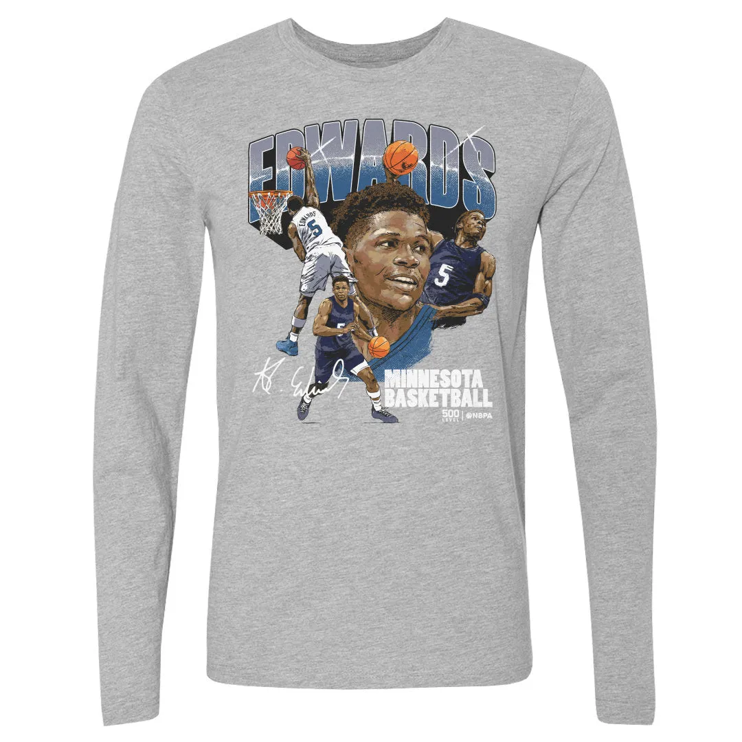 Anthony Edwards Minnesota Collage WHT sold by 500 Level