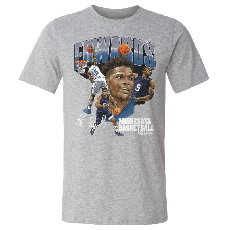 Anthony Edwards Minnesota Collage WHT sold by 500 Level