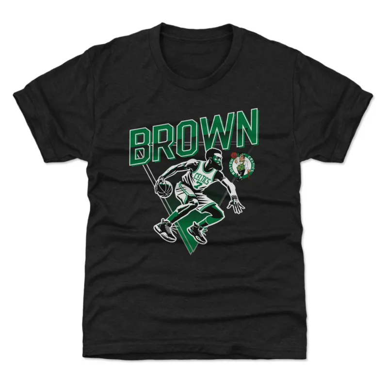 Jaylen Brown Boston Celtics Triangle WHT sold by 500 Level