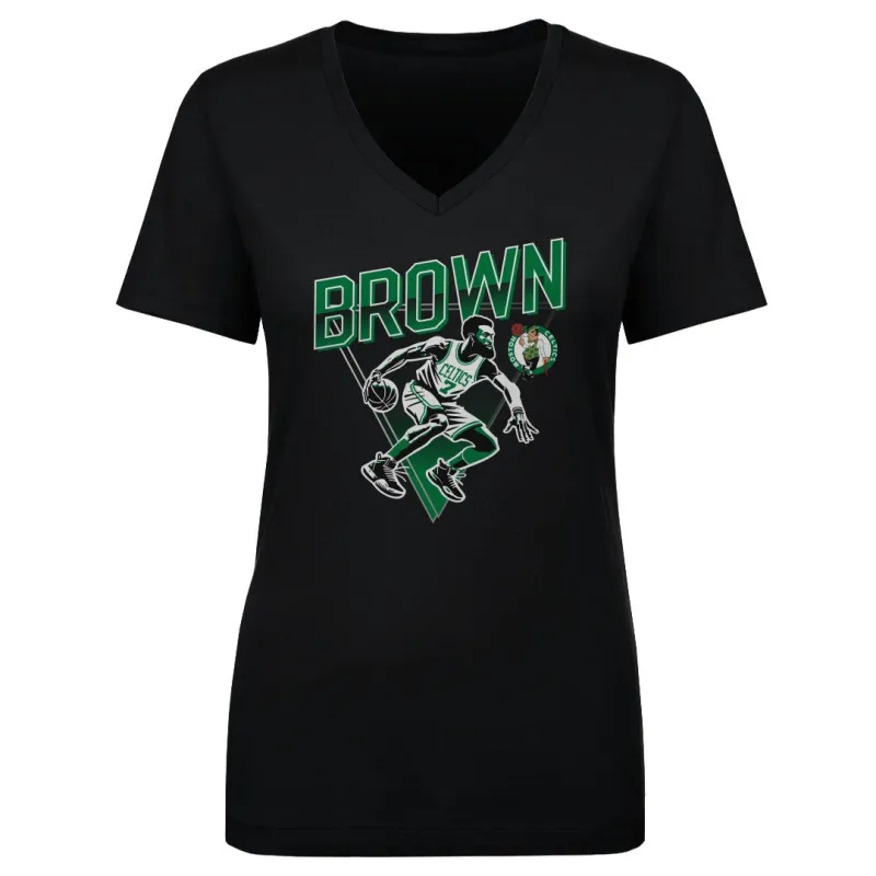 Jaylen Brown Boston Celtics Triangle WHT sold by 500 Level