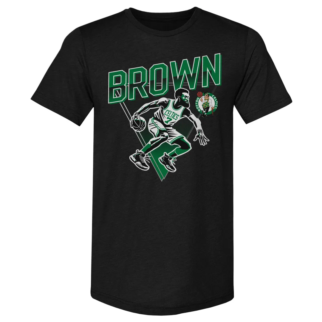 Jaylen Brown Boston Celtics Triangle WHT sold by 500 Level