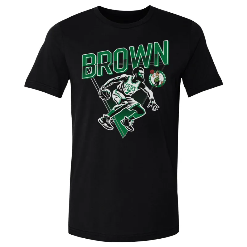Jaylen Brown Boston Celtics Triangle WHT sold by 500 Level