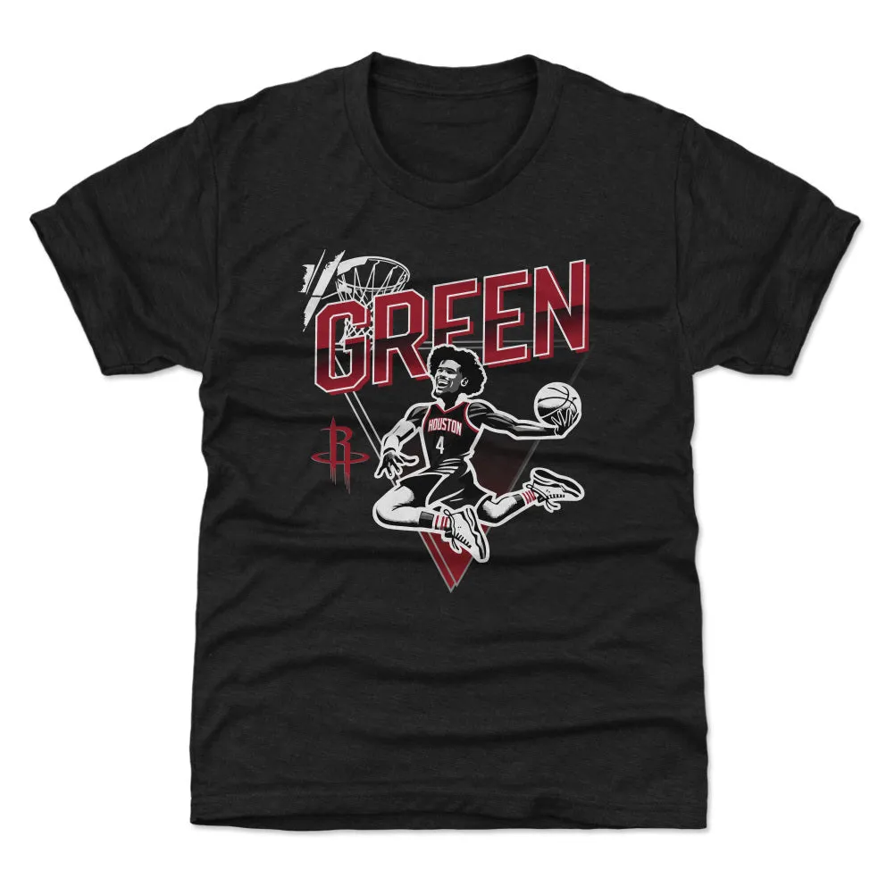 Jalen Green Houston Rockets Triangle WHT sold by 500 Level