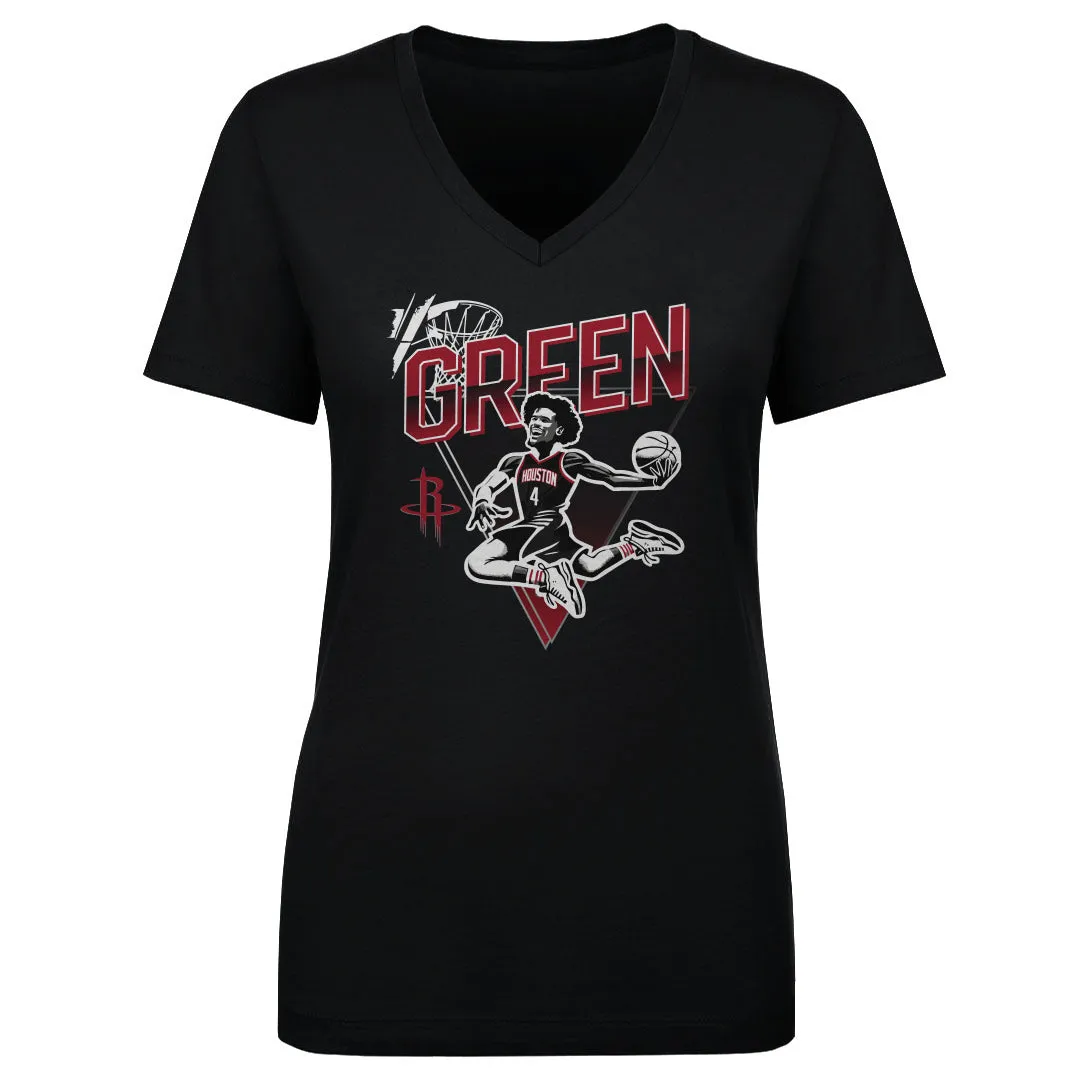 Jalen Green Houston Rockets Triangle WHT sold by 500 Level