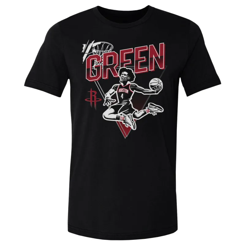 Jalen Green Houston Rockets Triangle WHT sold by 500 Level