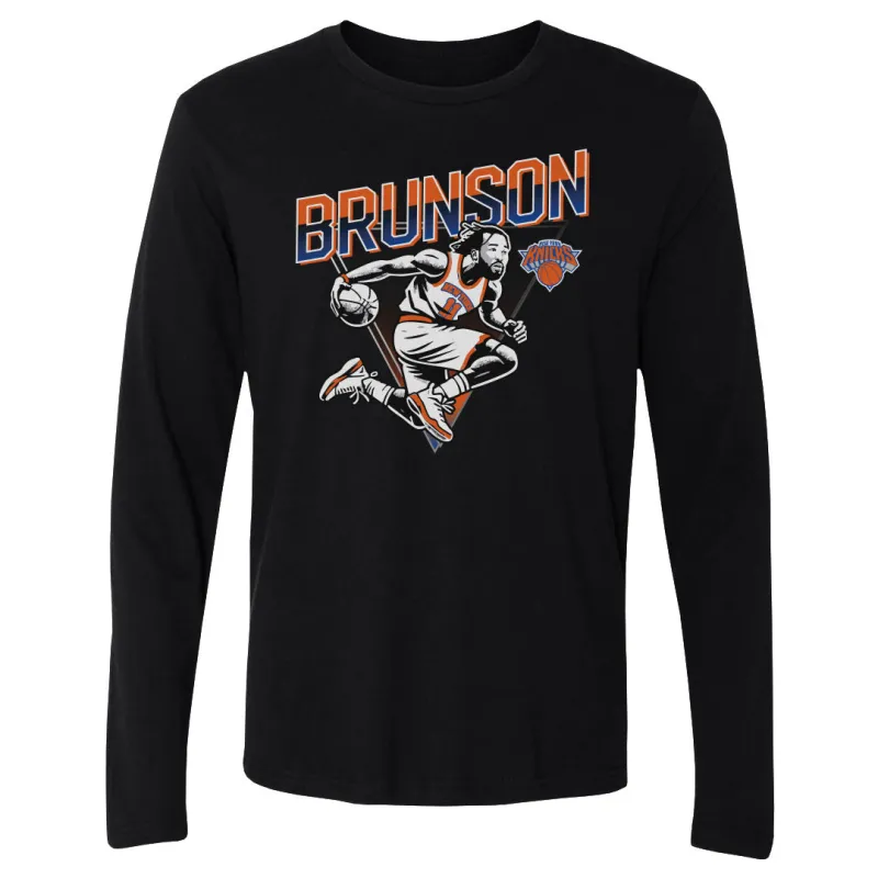 Jalen Brunson New York Knicks Triangle WHT sold by 500 Level