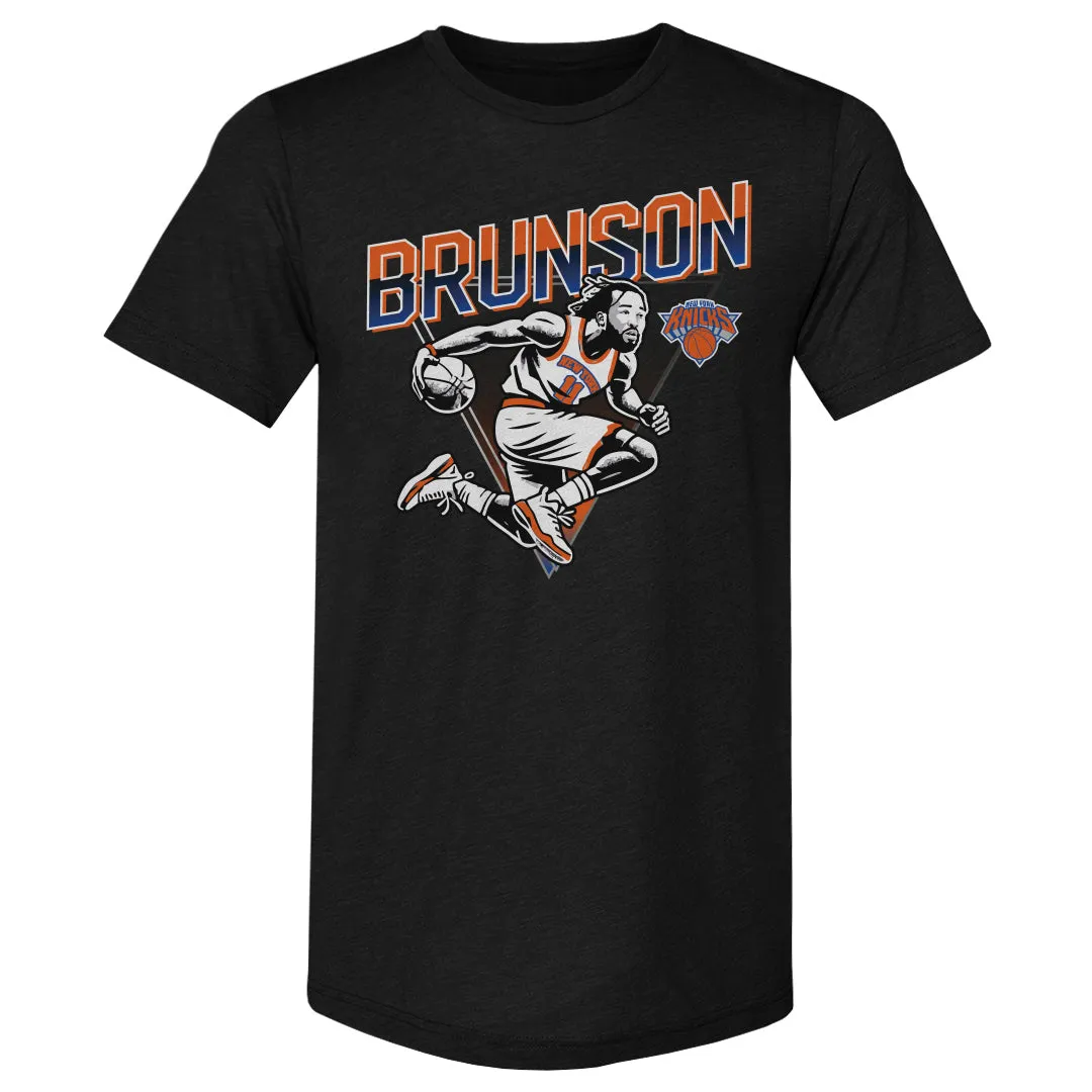 Jalen Brunson New York Knicks Triangle WHT sold by 500 Level