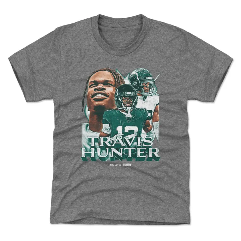 Travis Hunter Jacksonville Vintage WHT made by 500 Level