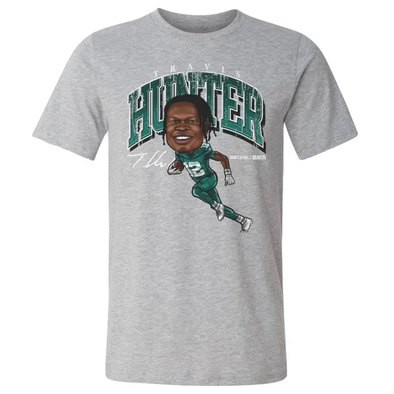Travis Hunter Jacksonville Cartoon WHT sold by 500 Level