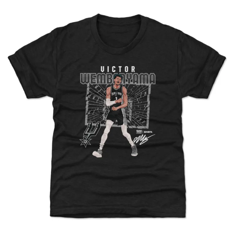 Victor Wembanyama San Antonio Spurs Shattered WHT sold by 500 Level