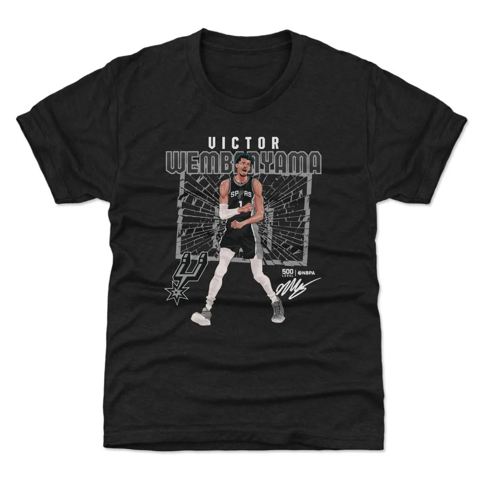 Victor Wembanyama San Antonio Spurs Shattered WHT sold by 500 Level