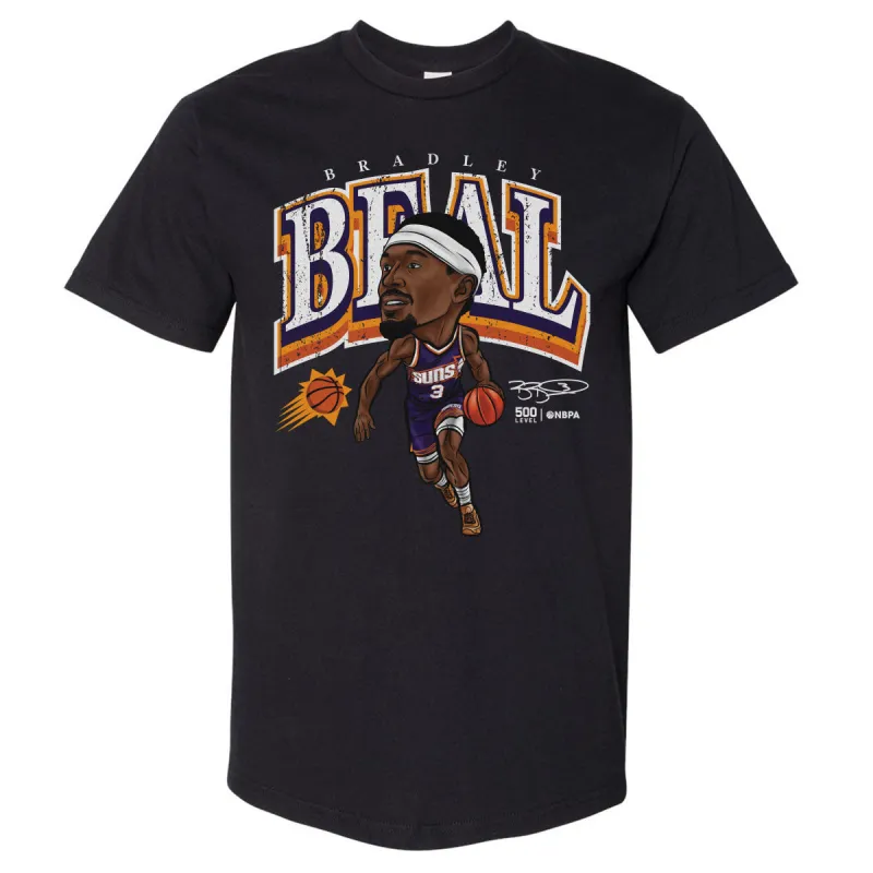 Bradley Beal Phoenix Suns Cartoon WHT sold by 500 Level