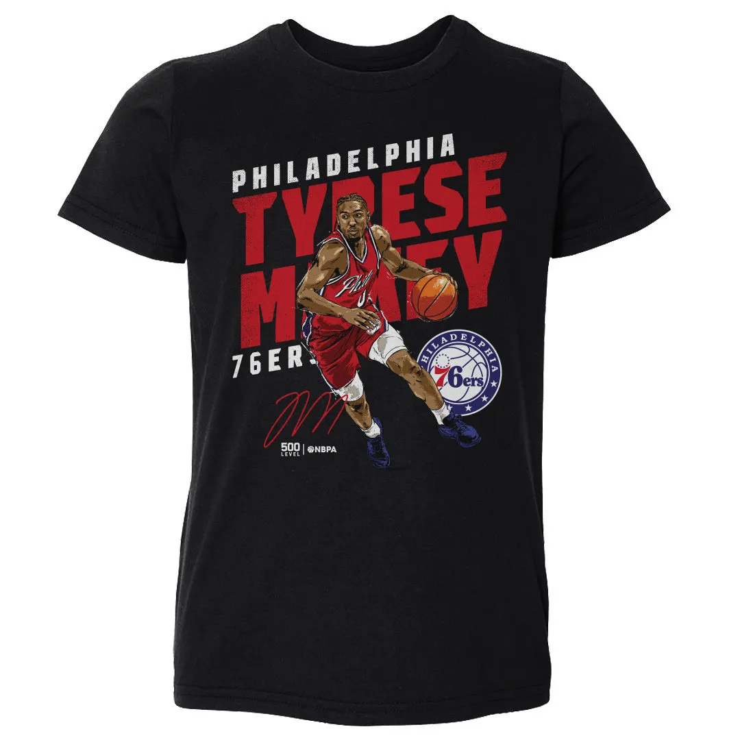 Tyrese Maxey Philadelphia 76ers Slant WHT sold by 500 Level product image thumbnail 2