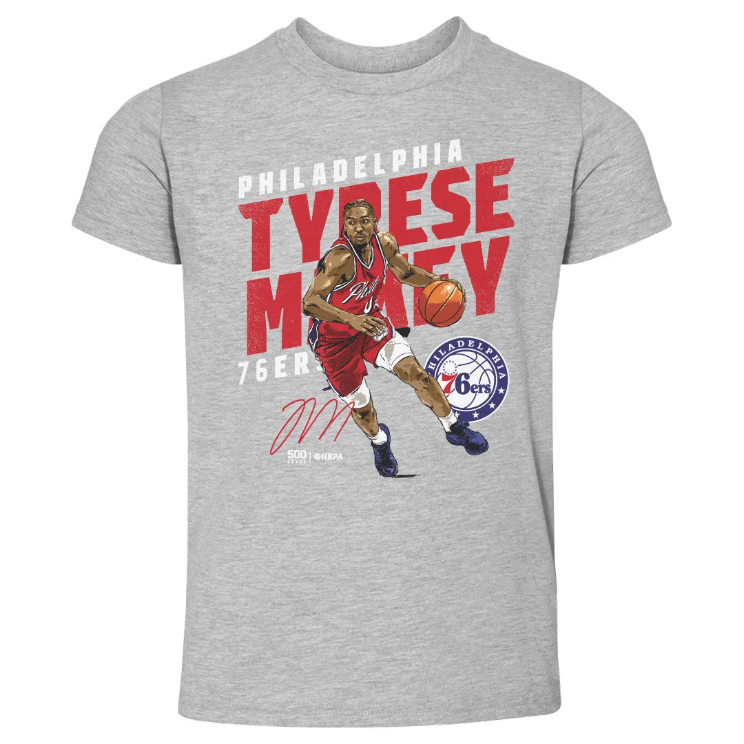 Tyrese Maxey Philadelphia 76ers Slant WHT sold by 500 Level product image thumbnail 3