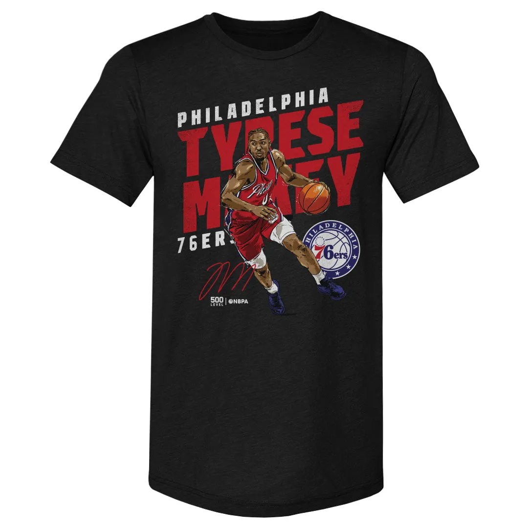 Tyrese Maxey Philadelphia 76ers Slant WHT sold by 500 Level product image thumbnail 3