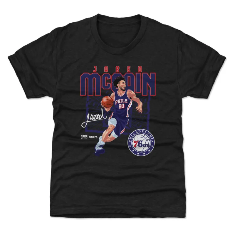 Jared McCain Philadelphia 76ers Shattered WHT sold by 500 Level