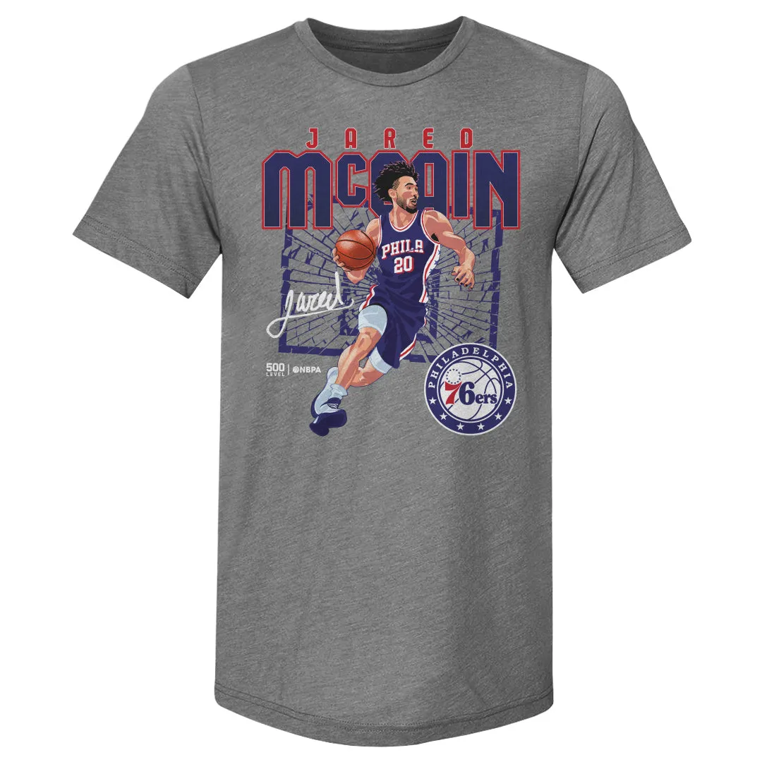 Jared McCain Philadelphia 76ers Shattered WHT sold by 500 Level product image thumbnail 2