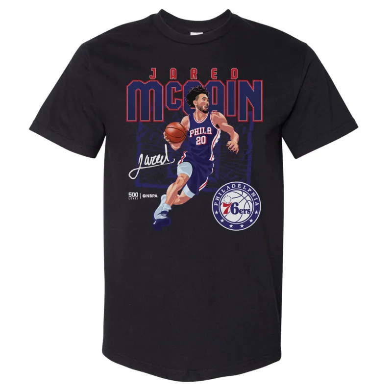 Jared McCain Philadelphia 76ers Shattered WHT sold by 500 Level
