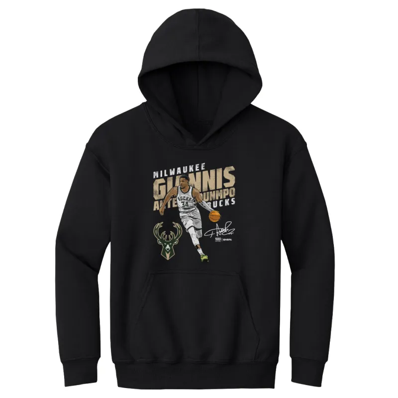 Giannis Antetokounmpo Milwaukee Bucks Slant WHT sold by 500 Level
