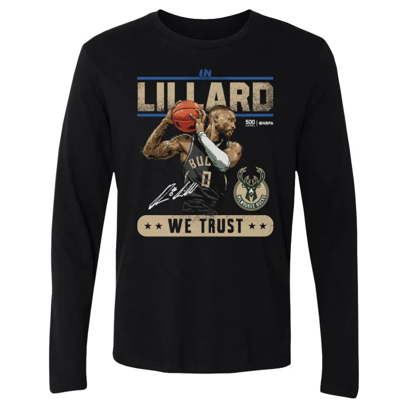 Damian Lillard Milwaukee Bucks Trust WHT made by 500 Level