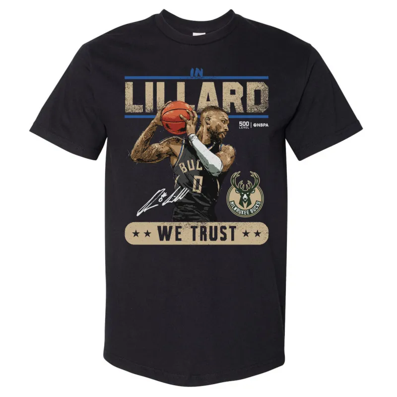 Damian Lillard Milwaukee Bucks Trust WHT sold by 500 Level