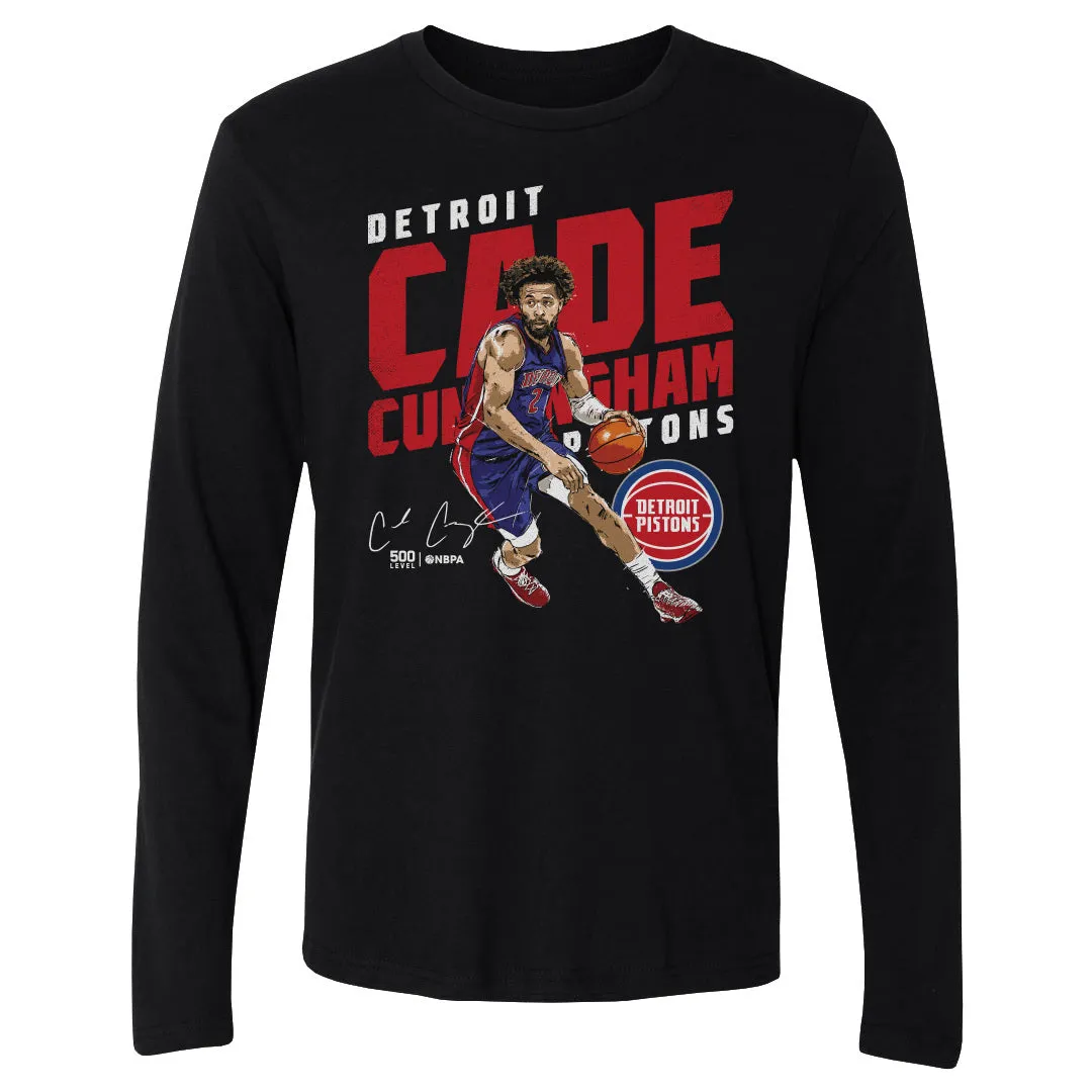 Cade Cunningham Detroit Pistons Slant WHT sold by 500 Level