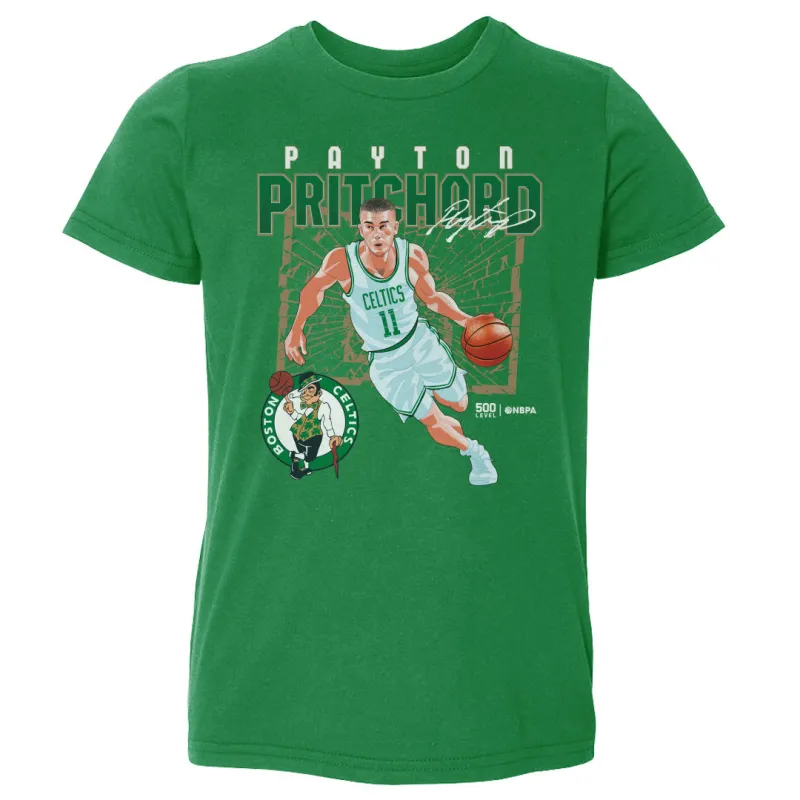 Payton Pritchard Boston Celtics Shattered WHT sold by 500 Level