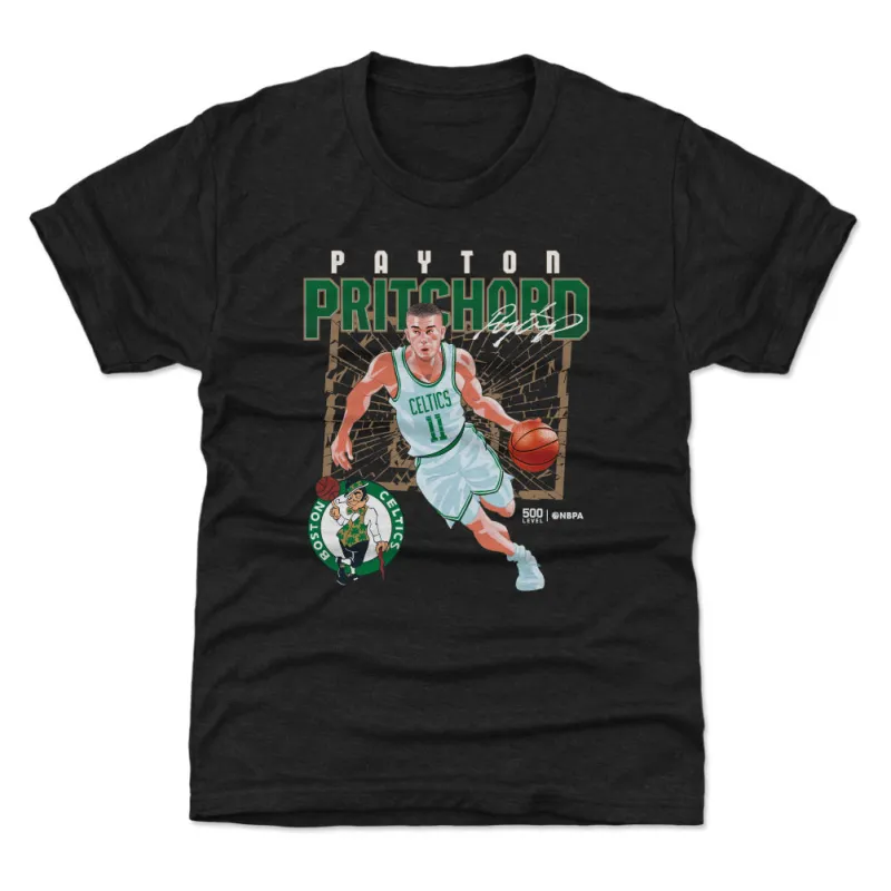 Payton Pritchard Boston Celtics Shattered WHT sold by 500 Level