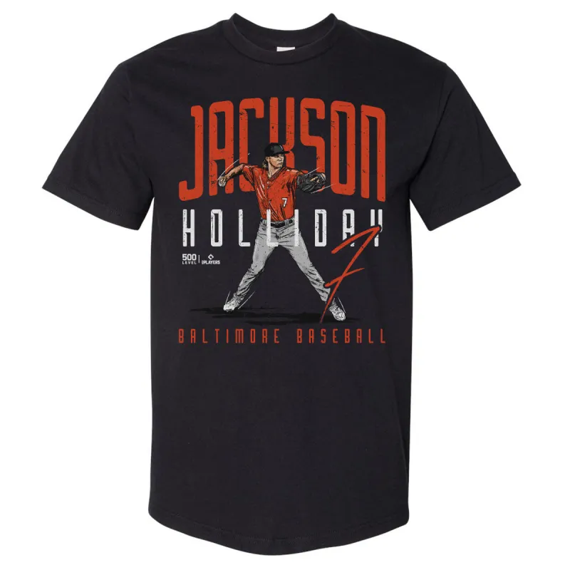 Jackson Holliday Baltimore Player Name WHT sold by 500 Level