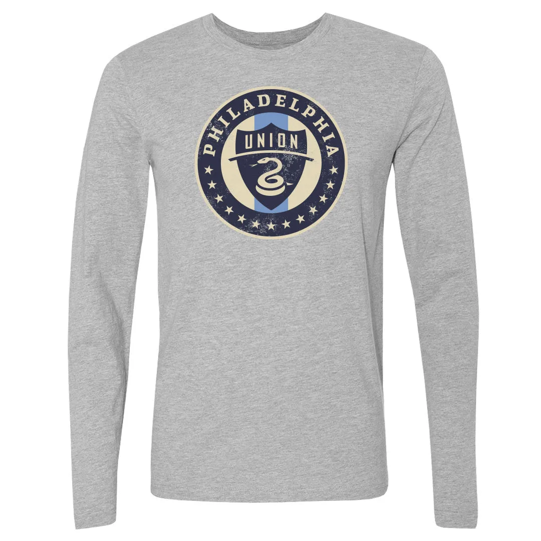 Philadelphia Union Vintage Primary Logo Gray WHT sold by 500 Level