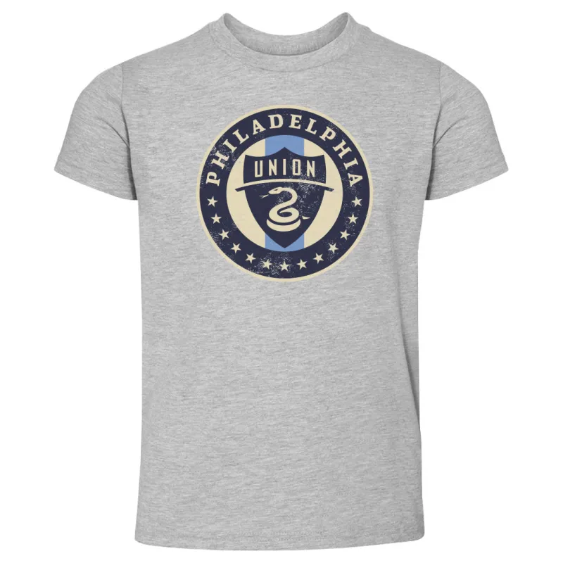 Philadelphia Union Vintage Primary Logo Gray WHT sold by 500 Level