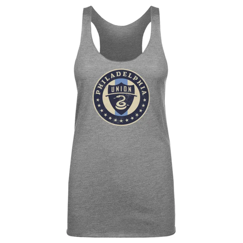 Philadelphia Union Vintage Primary Logo Gray WHT sold by 500 Level