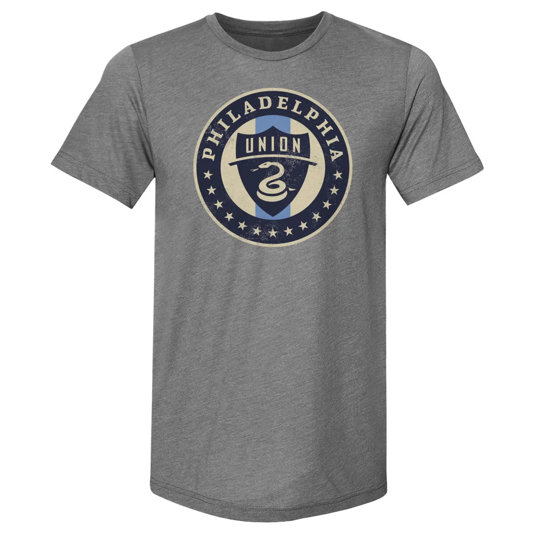 Philadelphia Union Vintage Primary Logo Gray WHT sold by 500 Level