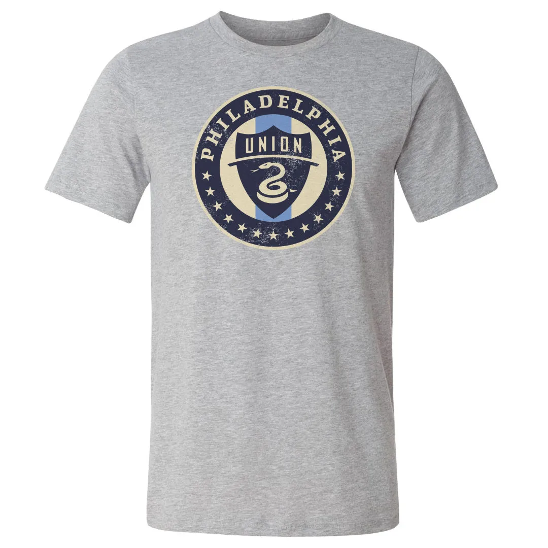 Philadelphia Union Vintage Primary Logo Gray WHT sold by 500 Level