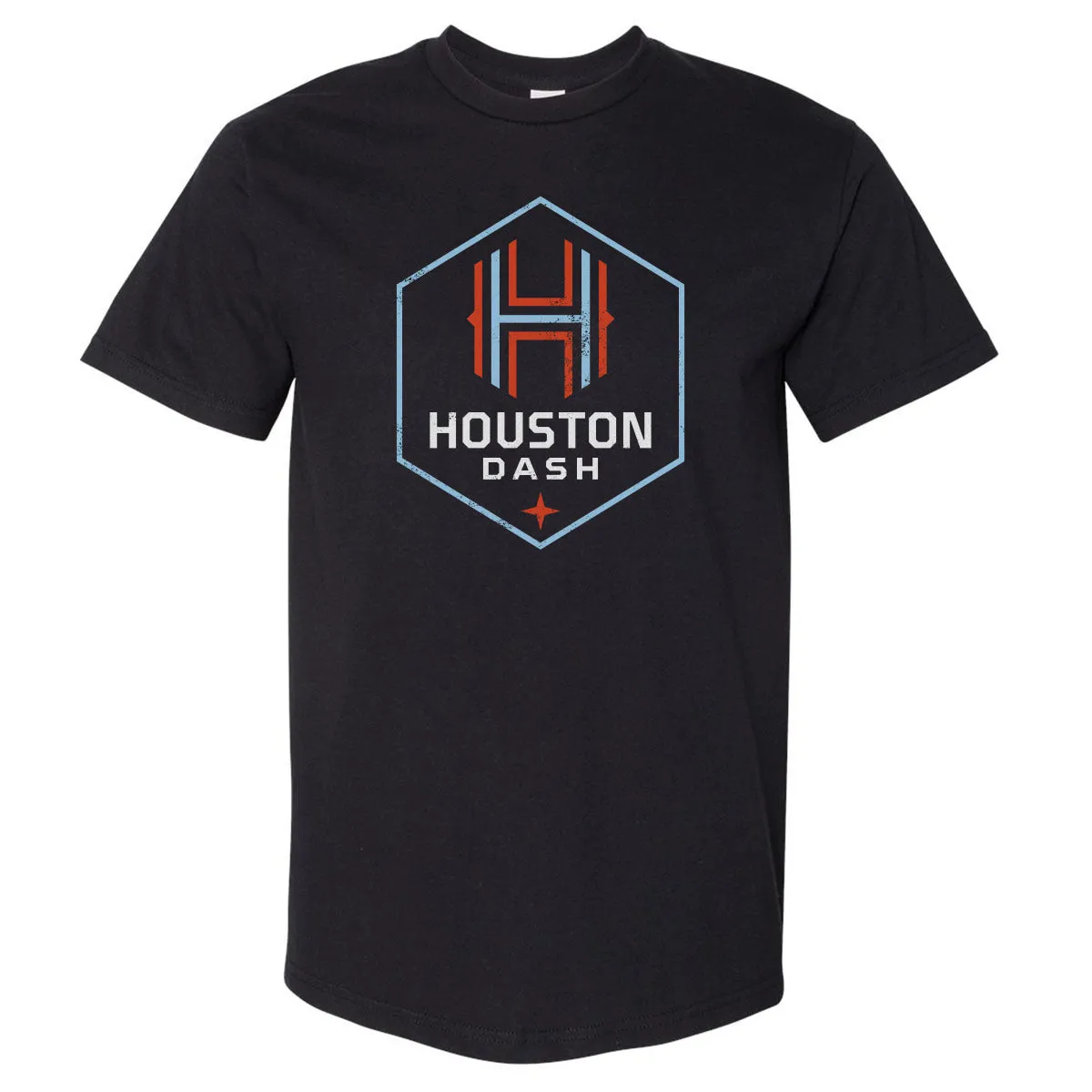 Houston Dash Vintage Primary Logo WHT sold by 500 Level